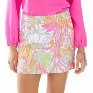 Lilly Pulitzer Scuba to Cuba mini skirt